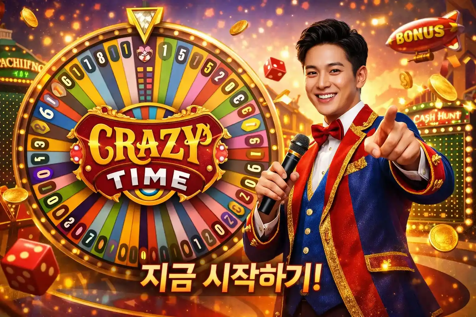 Crazy Time Korea 가이드: 게임 방법, 보너스, 배당 정리
